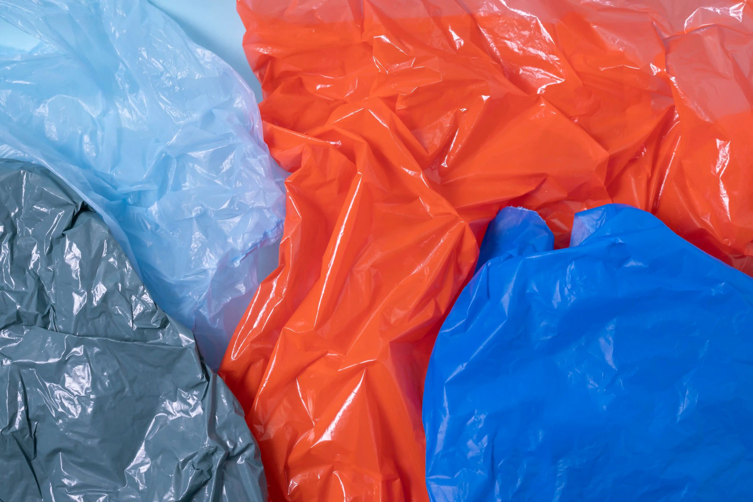 1 high purity rHDPE trash bag