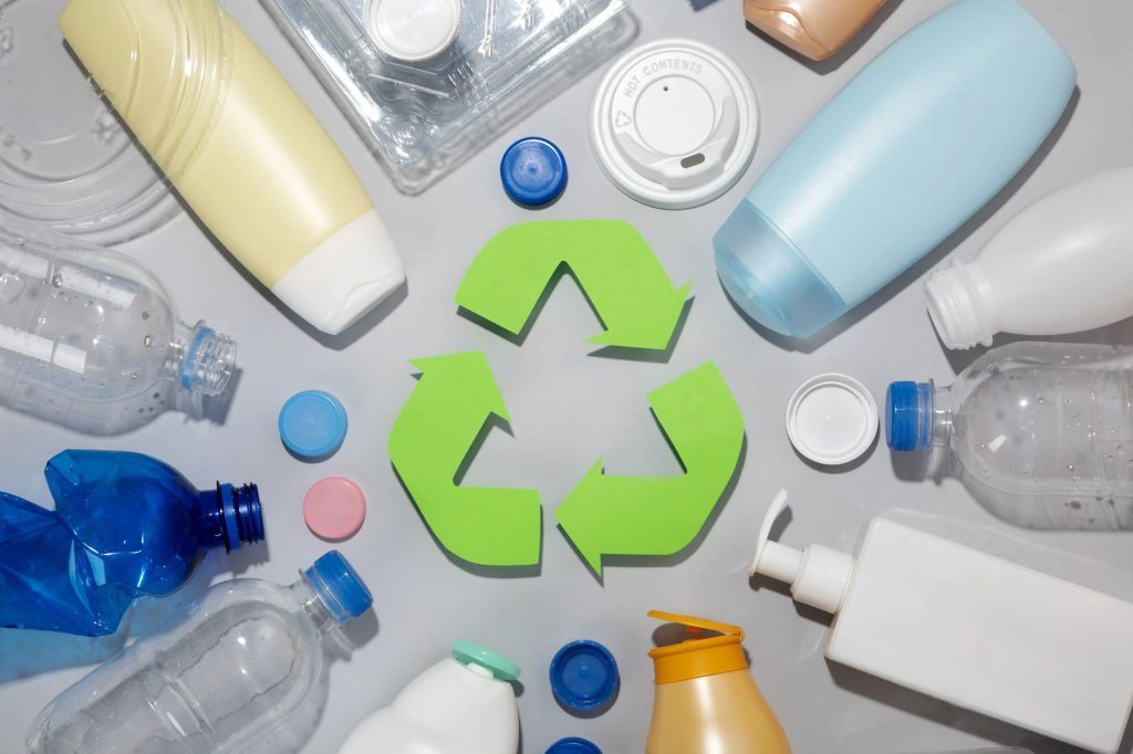 Recycling plastic bottles