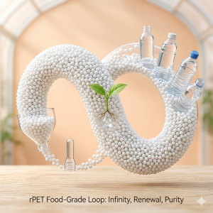 Food Grade rPET Pellets for Water Bottles and Beverage Bottles插图1 Food Grade rPET Pellets for Water Bottles and Beverage Bottles插图1