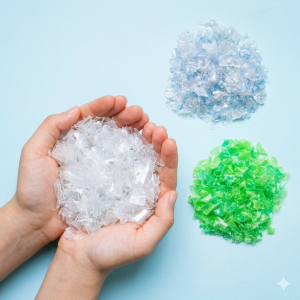 High-Quality Recycled PET Flakes for Fiber and Strapping插图